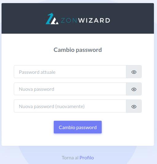 cambio password